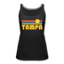 Tampa, Florida Women’s Tank Top - Retro Sunrise Women’s Tampa Tank Top - black