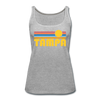 Tampa, Florida Women’s Tank Top - Retro Sunrise Women’s Tampa Tank Top - heather gray