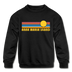 Anna Maria Island, Florida Youth Sweatshirt - Retro Sunrise Youth Anna Maria Island Crewneck Sweatshirt - black