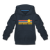 Anna Maria Island, Florida Youth Hoodie - Retro Sunrise Youth Anna Maria Island Hooded Sweatshirt - navy