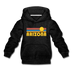Arizona Youth Hoodie - Retro Sunrise Youth Arizona Hooded Sweatshirt - charcoal gray