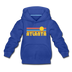 Atlanta, Georgia Youth Hoodie - Retro Sunrise Youth Atlanta Hooded Sweatshirt - royal blue