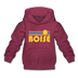 Boise, Idaho Youth Hoodie - Retro Sunrise Youth Boise Hooded Sweatshirt - burgundy