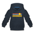 Colorado Youth Hoodie - Retro Sunrise Youth Colorado Hooded Sweatshirt - navy