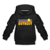 Detroit, Michigan Youth Hoodie - Retro Sunrise Youth Detroit Hooded Sweatshirt - black