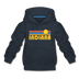 Indiana Youth Hoodie - Retro Sunrise Youth Indiana Hooded Sweatshirt - navy