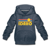 Idaho Youth Hoodie - Retro Sunrise Youth Idaho Hooded Sweatshirt