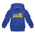 Montana Youth Hoodie - Retro Sunrise Youth Montana Hooded Sweatshirt - royal blue