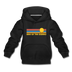 Lake of the Ozarks, Missouri Youth Hoodie - Retro Sunrise Youth Lake of the Ozarks Hooded Sweatshirt - black