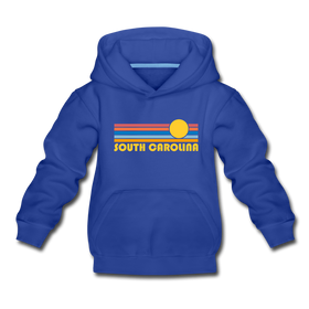 South Carolina Youth Hoodie - Retro Sunrise Youth South Carolina Hooded Sweatshirt