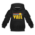 Vail, Colorado Youth Hoodie - Retro Sunrise Youth Vail Hooded Sweatshirt - black