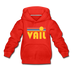 Vail, Colorado Youth Hoodie - Retro Sunrise Youth Vail Hooded Sweatshirt - red