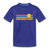 Anna Maria Island, Florida Youth T-Shirt - Retro Sunrise Youth Anna Maria Island Tee - royal blue