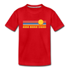 Anna Maria Island, Florida Youth T-Shirt - Retro Sunrise Youth Anna Maria Island Tee - red