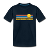 Anna Maria Island, Florida Youth T-Shirt - Retro Sunrise Youth Anna Maria Island Tee - deep navy