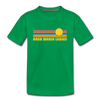 Anna Maria Island, Florida Youth T-Shirt - Retro Sunrise Youth Anna Maria Island Tee - kelly green