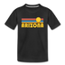 Arizona Youth T-Shirt - Retro Sunrise Youth Arizona Tee - black