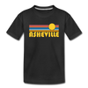Asheville, North Carolina Youth T-Shirt - Retro Sunrise Youth Asheville Tee