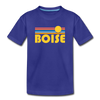 Boise, Idaho Youth T-Shirt - Retro Sunrise Youth Boise Tee