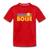 Boise, Idaho Youth T-Shirt - Retro Sunrise Youth Boise Tee - red