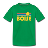 Boise, Idaho Youth T-Shirt - Retro Sunrise Youth Boise Tee