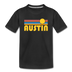 Austin, Texas Youth T-Shirt - Retro Sunrise Youth Austin Tee - black