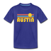 Austin, Texas Youth T-Shirt - Retro Sunrise Youth Austin Tee - royal blue