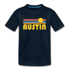 Austin, Texas Youth T-Shirt - Retro Sunrise Youth Austin Tee