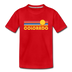 Colorado Youth T-Shirt - Retro Sunrise Youth Colorado Tee - red