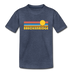 Breckenridge, Colorado Youth T-Shirt - Retro Sunrise Youth Breckenridge Tee - heather blue