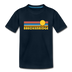 Breckenridge, Colorado Youth T-Shirt - Retro Sunrise Youth Breckenridge Tee - deep navy