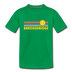 Breckenridge, Colorado Youth T-Shirt - Retro Sunrise Youth Breckenridge Tee - kelly green