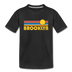 Brooklyn, New York Youth T-Shirt - Retro Sunrise Youth Brooklyn Tee - black