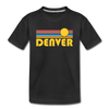 Denver, Colorado Youth T-Shirt - Retro Sunrise Youth Denver Tee