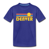 Denver, Colorado Youth T-Shirt - Retro Sunrise Youth Denver Tee