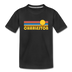 Charleston, South Carolina Youth T-Shirt - Retro Sunrise Youth Charleston Tee - black