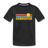 Charleston, South Carolina Youth T-Shirt - Retro Sunrise Youth Charleston Tee - black