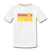 Iowa Youth T-Shirt - Retro Sunrise Youth Iowa Tee - white