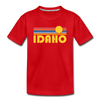 Idaho Youth T-Shirt - Retro Sunrise Youth Idaho Tee