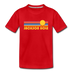 Jackson Hole, Wyoming Youth T-Shirt - Retro Sunrise Youth Jackson Hole Tee - red