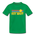 Key West, Florida Youth T-Shirt - Retro Sunrise Youth Key West Tee - kelly green
