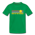 Lake of the Ozarks, Missouri Youth T-Shirt - Retro Sunrise Youth Lake of the Ozarks Tee - kelly green