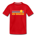 Los Angeles, California Youth T-Shirt - Retro Sunrise Youth Los Angeles Tee - red