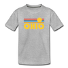 Ohio Youth T-Shirt - Retro Sunrise Youth Ohio Tee - heather gray