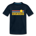 Orlando, Florida Youth T-Shirt - Retro Sunrise Youth Orlando Tee - deep navy