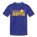Seattle, Washington Youth T-Shirt - Retro Sunrise Youth Seattle Tee - royal blue