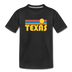 Texas Youth T-Shirt - Retro Sunrise Youth Texas Tee - black