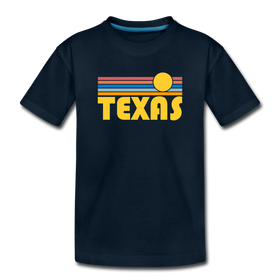 Texas Youth T-Shirt - Retro Sunrise Youth Texas Tee