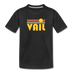 Vail, Colorado Youth T-Shirt - Retro Sunrise Youth Vail Tee - black