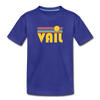 Vail, Colorado Youth T-Shirt - Retro Sunrise Youth Vail Tee